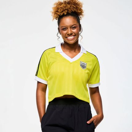 Victory V-Neck Crop Raglan Polo