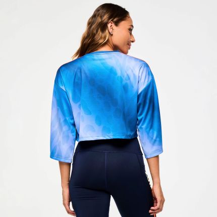 Victory Oversized Boxy Crop Top