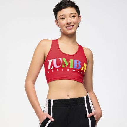 Zumba Haus Crop Racerback
