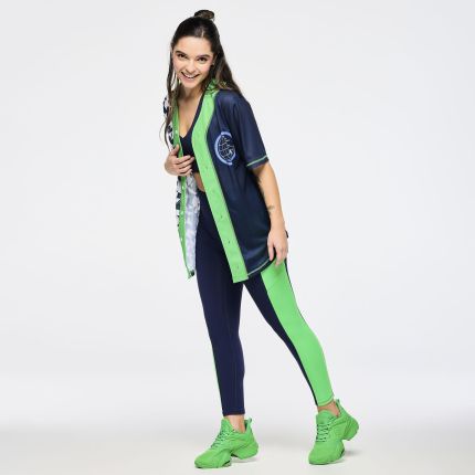 Zumba Out Loud Baseball Button Up Jersey