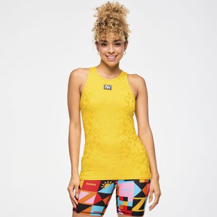 Zumba Rays High Neck Tank