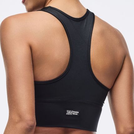 Zumba Libre Shiny Longline Ruched Bra