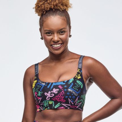 Sizzlin' Scoop Bra With Cross Back Straps