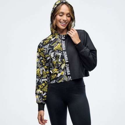 Sizzlin' Woven Zip-Up Hoodie