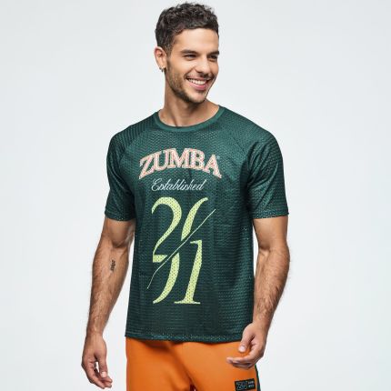 Class of 2001 Mesh Crew Neck Top