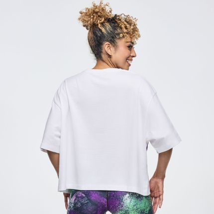 Apres Zumba Oversized Boxy Crop Top