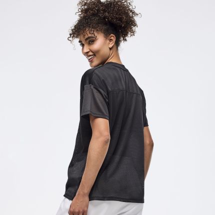 Zumba Sparkle V-Neck Mesh Top