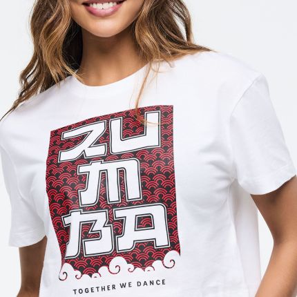 Eastern Flavor Crew Neck Crop Top