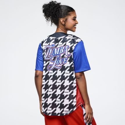 Zumba Amour Baseball Button-Up Jersey