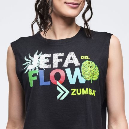 Latin Movement Muscle Crop Tank