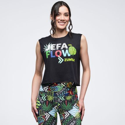 Latin Movement Muscle Crop Tank