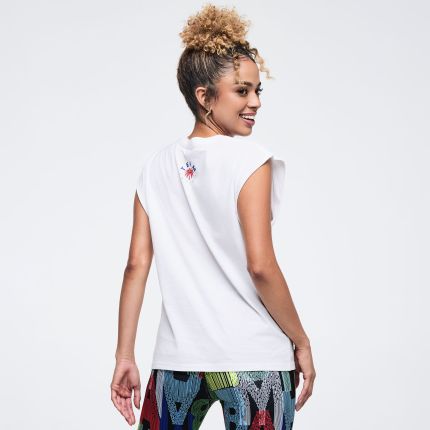 Latin Movement Muscle Tank With Extended Shoulder