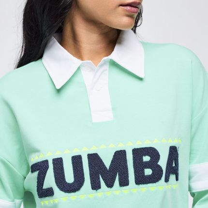 Latin Movement Long Sleeve Polo