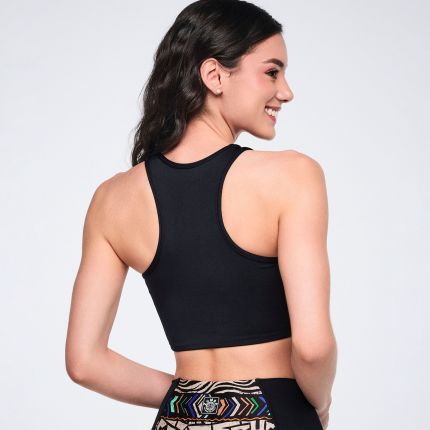 Wildbeat Longline Scoop Neck Racerback Bra