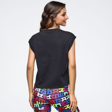 Eastern Flavor Extended Shoulder Loose Tank