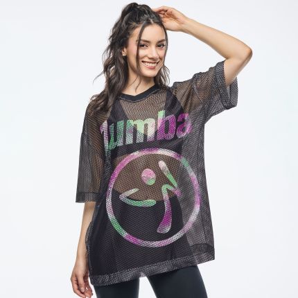 Apres Zumba Mesh V-Neck Top