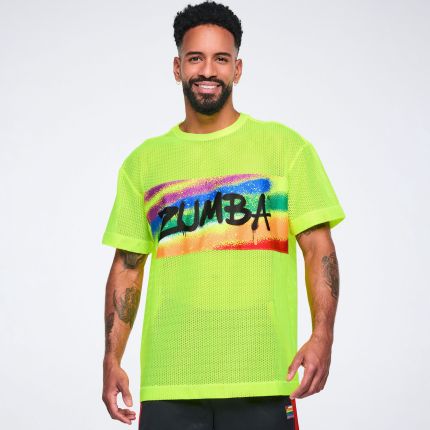 Pride Boxy Mesh Top