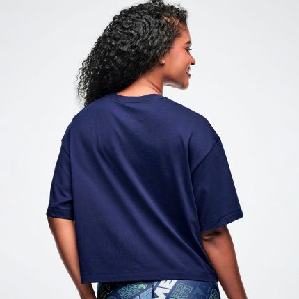Jean Jamz Oversized Boxy Crop Top