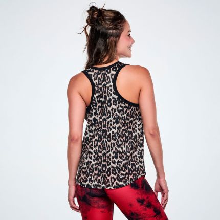 Rock 'n' Roll Basketball Tank With Curved Hem