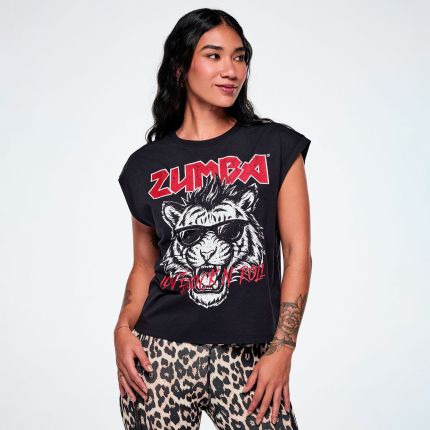 Rock 'n' Roll Extended Shoulder Loose Tank