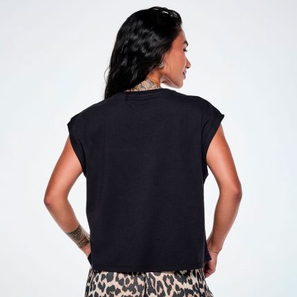 Rock 'n' Roll Extended Shoulder Loose Tank