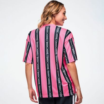 Dale-Z Oversized Drop Shoulder Tee - Pink