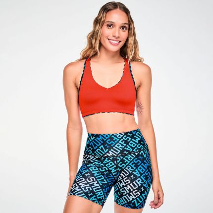 Zumba X The Smurfs Reversible Racerback V-Bra