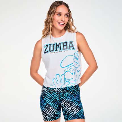 Zumba X The Smurfs Loose Muscle Tank