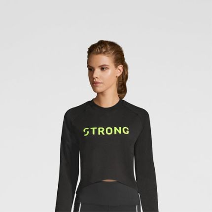 Active Long Sleeve Crop Top  
