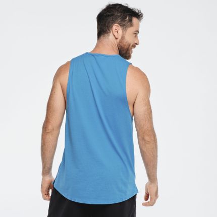Funscape Round Hem Men's High Neck Tank