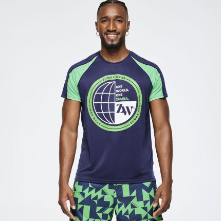 Zumba Out Loud Men's Raglan Crew Neck