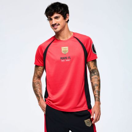 Men's Raglan Crew Neck With Shoulder Inserts