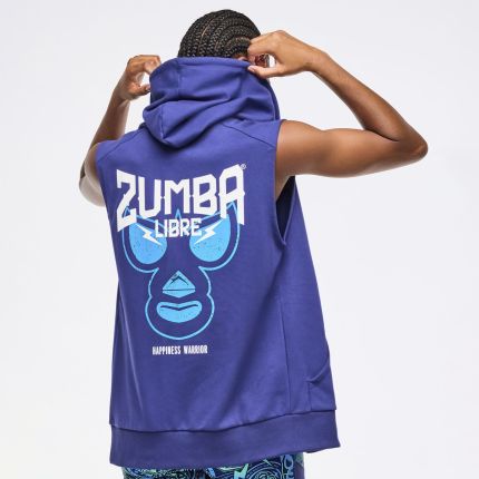 Zumba Libre Men's Sleeveless Zip-Up Hoodie