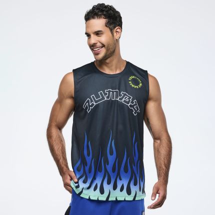Eastern Flavor Men's Wide Shoulder Tank