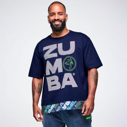 Jean Jamz Men's Double Layer Hem Tee