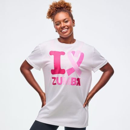 I LOVE ZUMBA - WHITE ONE SIZE