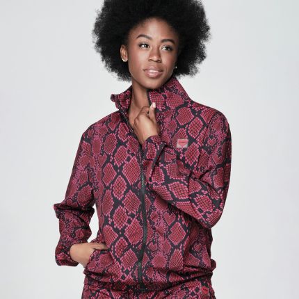 Zumba Love Snakeskin Zip-Up Jacket