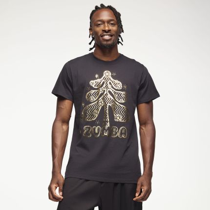 Zumba Holiday Crew Neck Tee - Black