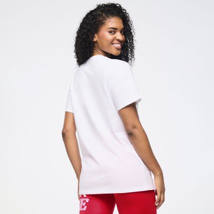 Zumba Love Crew Neck Tee - White