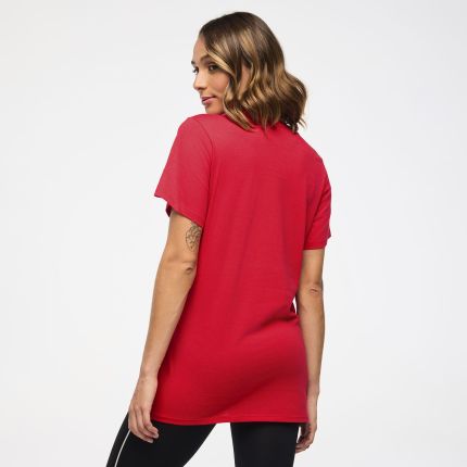 Zumba Haus Unisex Crew Neck Tee - Red