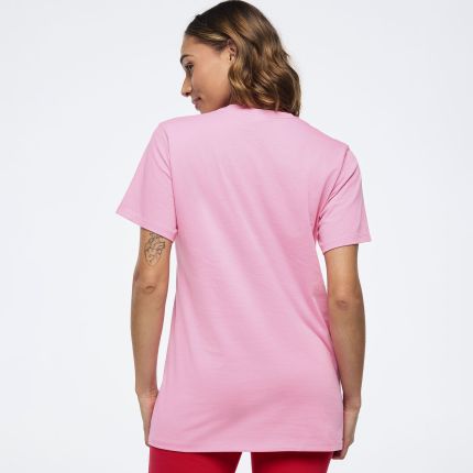 Zumba Haus Unisex Crew Neck Tee - Pink