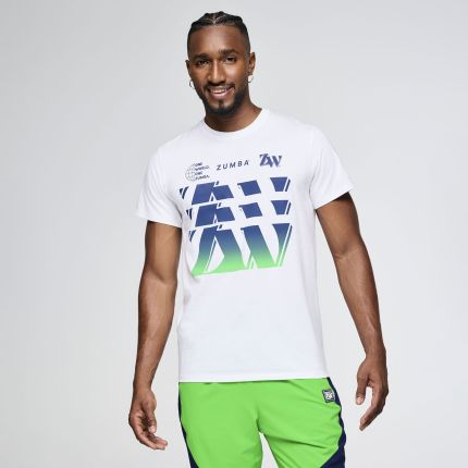 Zumba Out Loud Crew Neck Tee - White