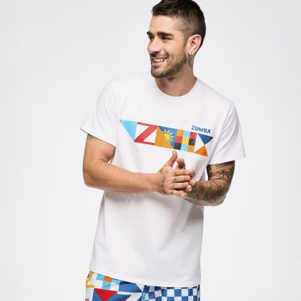 Zumba Rays Crew Neck Tee