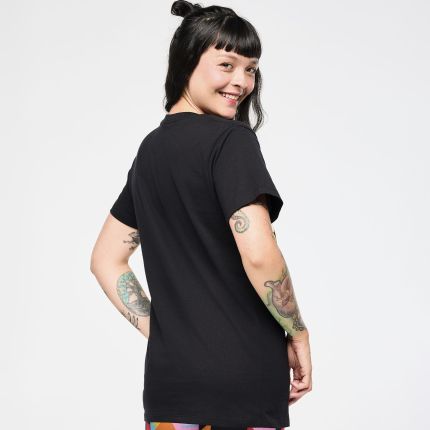 Zumba Rays Crew Neck Tee - Bold Black