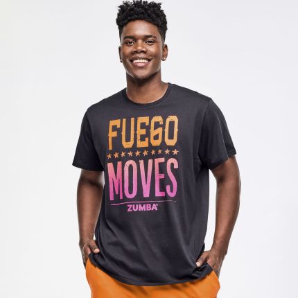 Zumba Libre Crew Neck Tee - Bold Black (Instructor)