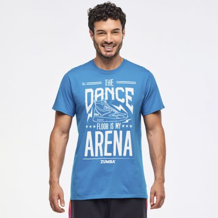 Zumba Libre Crew Neck Tee - Peek-A-Blue