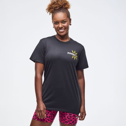 Sizzlin' Crew Neck Tee - Bold Black