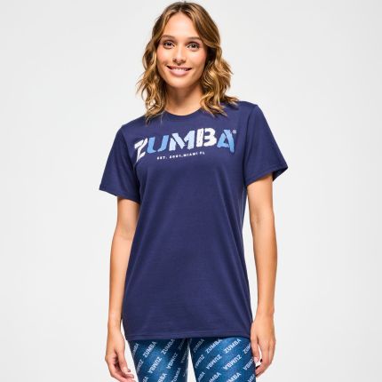 Blue Jean Crew Neck Tee - Indigo