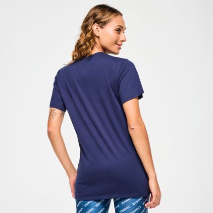 Blue Jean Crew Neck Tee - Indigo