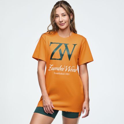 Class of 2001 Unisex Crew Neck Tee - Orange Punch (Instructor)